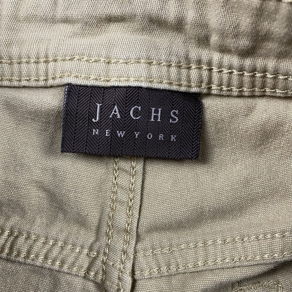 JACHS New York Pants Mens 32x30 Beige Straight Leg Slim Mid Rise - Picture 9 of 15